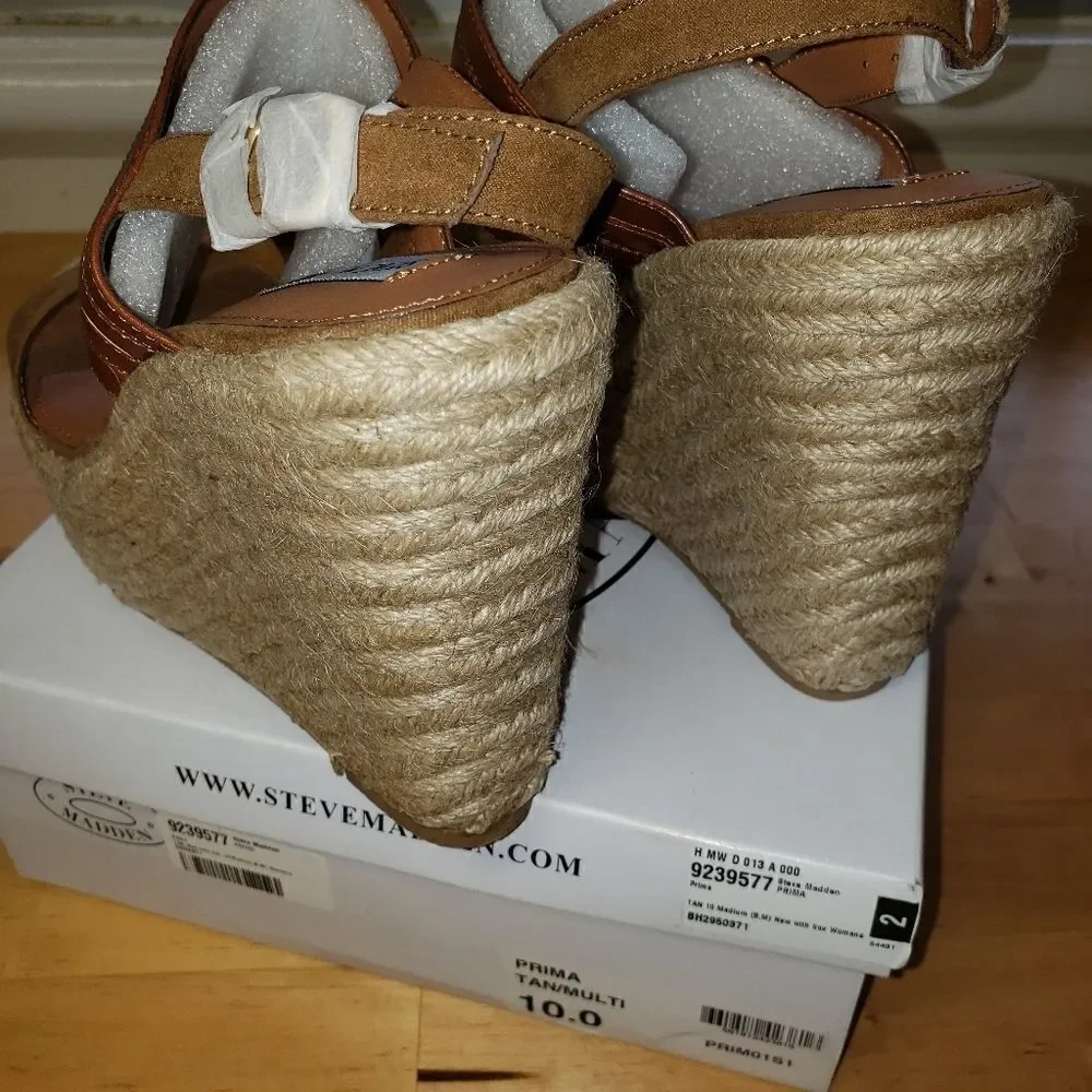 Steve Madden Prima Open Toe Wedge Sandals